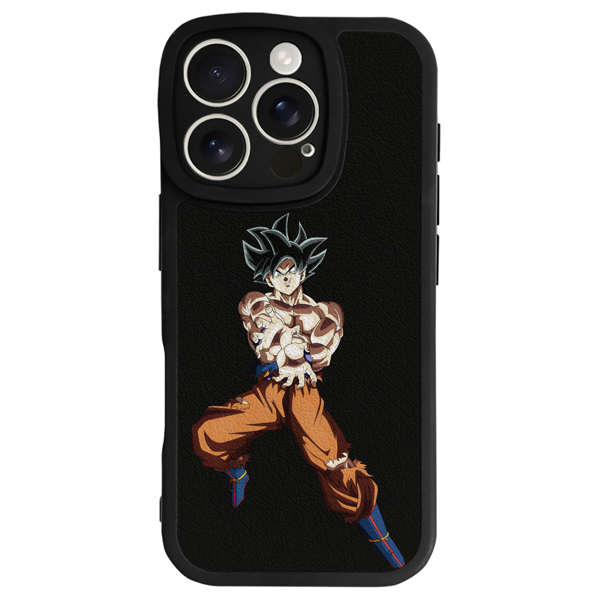 （画像用） ドラゴンボール 孫悟空（そん ごくう）Son Goku カカロット DRAGON BALL Kakarotto 【iPhone 16シリーズ対応】シリコンスマホケース（レザー調） 材質：シリコン